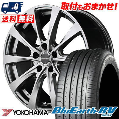 【7/19~エントリーで全商品P5倍】215/45R17 91W YOKOHAMA BLUE EARTH RV03 EUROSPEED F10 サマータイヤホイール4本セット 【取付対象】|タイヤワールド館ベスト店