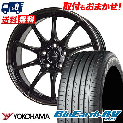 【7/19~エントリーで全商品P5倍】185/65R15 88H YOKOHAMA BLUE EARTH RV03 G-SPEED P-07 サマータイヤホイール4本セット 【取付対象】｜タイヤワールド館ベスト店