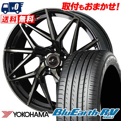 【7/19~エントリーで全商品P5倍】225/45R19 96W YOKOHAMA ヨコハマ BLUE EARTH RV03 ブルーアース RV03 LEONIS IT レオニス IT サマータイヤホイール4本セット【取付対象】｜タイヤワールド館ベスト店