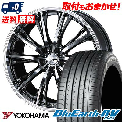 【7/19~エントリーで全商品P5倍】225/45R19 96W YOKOHAMA ヨコハマ BLUE EARTH RV03 WEDS LEONIS RT ウェッズ レオニス RT サマータイヤホイール4本セット 【取付対象】|タイヤワールド館ベスト店