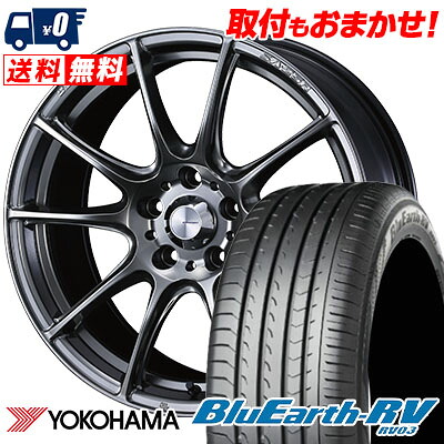 【7/19~エントリーで全商品P5倍】195/60R16 89V YOKOHAMA BLUE EARTH RV03 WedsSport SA-25R サマータイヤホイール4本セット 【取付対象】|タイヤワールド館ベスト店