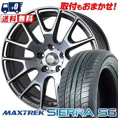 【7/19~エントリーで全商品P5倍】225/65R17 102S MAXTREK SIERRA S6 IGNITE XTRACK サマータイヤホイール4本セット 【取付対象】｜タイヤワールド館ベスト店