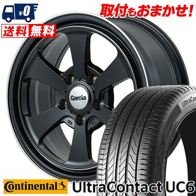 【7/19~エントリーで全商品P5倍】205/55R16 91V CONTINENTAL UltraContact UC6 Garcia Dallas6 サマータイヤホイール4本セット 【取付対象】｜タイヤワールド館ベスト店