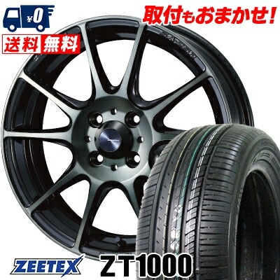 【7/19~エントリーで全商品P5倍】165/40R16 73V XL ZEETEX ZT1000 WedsSport SA-25R サマータイヤホイール4本セット 【取付対象】｜タイヤワールド館ベスト店
