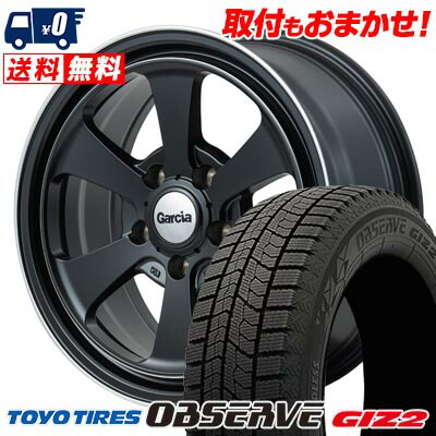 【7/19~エントリーで全商品P5倍】215/60R16 95Q TOYO TIRES OBSERVE GIZ2 Garcia Dallas6 スタッドレスタイヤホイール4本セット 【取付対象】|タイヤワールド館ベスト店