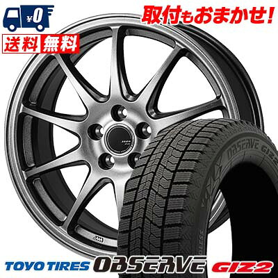 【7/19~エントリーで全商品P5倍】215/60R16 95Q TOYO TIRES OBSERVE GIZ2 ZACK JP-202 スタッドレスタイヤホイール4本セット 【取付対象】|タイヤワールド館ベスト店