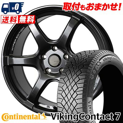 【7/19~エントリーで全商品P5倍】245/40R18 97T XL CONTINENTAL VikingContact7 CROSS SPEED HYPER EDITION RS6 スタッドレスタイヤホイール4本セット 【取付対象】|タイヤワールド館ベスト店