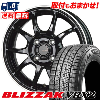 【7/19~エントリーで全商品P5倍】165/55R15 75Q BRIDGESTONE ブリヂストン BLIZZAK VRX2 ブリザック VRX2 G-SPEED P-06 Gスピード P-06 スタッドレスタイヤホイール4本セット【取付対象】|タイヤワールド館ベスト店