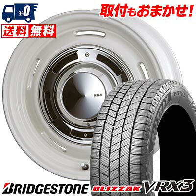 【7/19~エントリーで全商品P5倍】155/65R14 75Q BRIDGESTONE BLIZZAK VRX3 DEAN CROSS COUNTRY スタッドレスタイヤホイール4本セット 【取付対象】|タイヤワールド館ベスト店