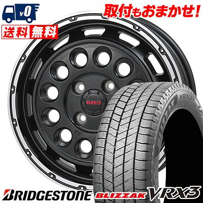 【7/19~エントリーで全商品P5倍】155/65R14 75Q BRIDGESTONE BLIZZAK VRX3 WILD PORTER Funk DDC スタッドレスタイヤホイール4本セット 【取付対象】｜タイヤワールド館ベスト店
