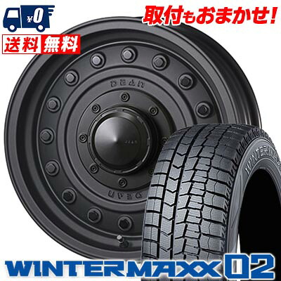【7/19~エントリーで全商品P5倍】215/65R16 98Q DUNLOP WINTER MAXX 02 WM02 DEAN COLORADO スタッドレスタイヤホイール4本セット 【取付対象】|タイヤワールド館ベスト店