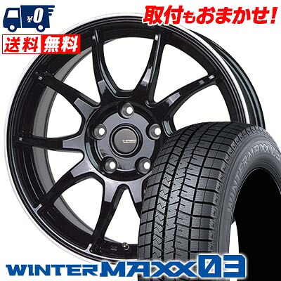 【7/19~エントリーで全商品P5倍】235/60R18 107Q XL DUNLOP ダンロップ WINTER MAXX 03 WM03 ウインターマックス 03 G-SPEED P-06 Gスピード P-06 スタッドレスタイヤホイール4本セット【取付対象】|タイヤワールド館ベスト店