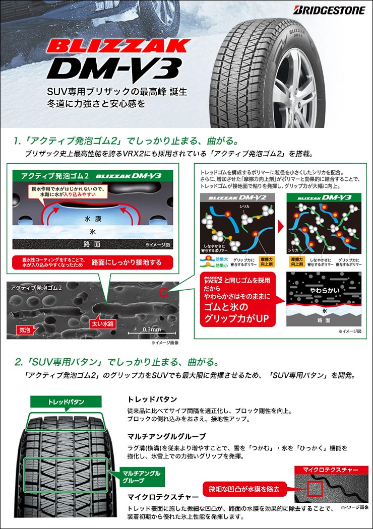 275 50R20 113Q DMV3 ブリヂストン BRIDGESTONE DM-V3ブリザック