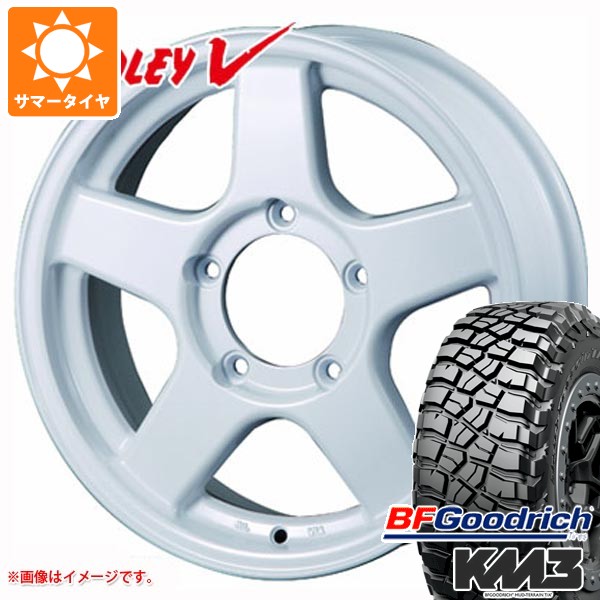 【タイヤ交換対象】5本セット スズキ ジムニーノマド JC74W用 サマータイヤ BFグッドリッチ マッドテレーンT/A KM3 LT225/75R16 115/112Q ブラッドレー V 6.0-16 タイヤホイール5本セット 170,375円