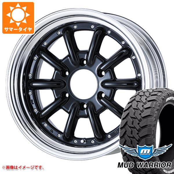 トヨタ ハイエース 200系用 サマータイヤ モンスタ マッドウォーリアー LT215/70R16 107/105Q ホワイトレター エセックス ENCB 2P 6.5-16 タイヤホイール4本セット｜タイヤ1番OFF-ROAD