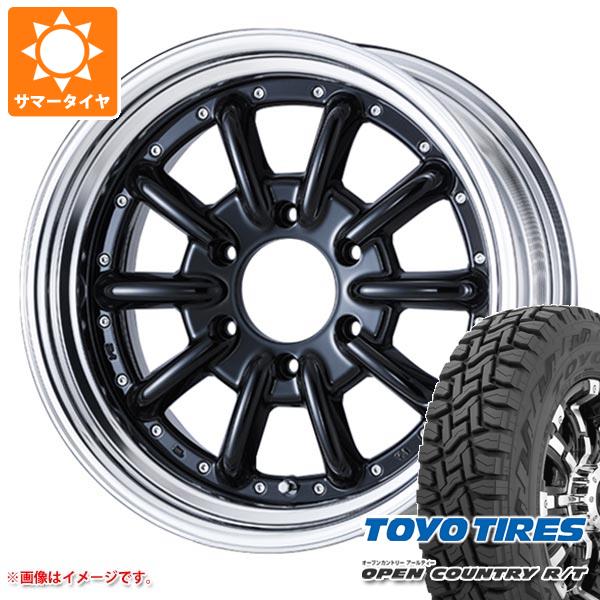 トヨタ ハイエース 200系用 サマータイヤ 2026年製 トーヨー オープンカントリー R/T 215/70R16 100Q ブラックレター エセックス ENCB 2P 6.5-16 タイヤホイール4本セット｜タイヤ1番OFF-ROAD