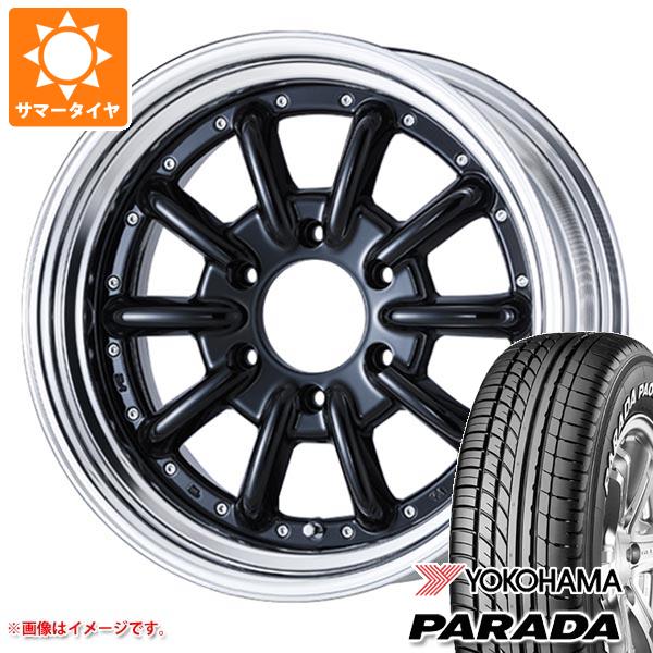 【タイヤ交換対象】ハイエース 200系用 2026年製 サマータイヤ ヨコハマ パラダ PA03 215/65R16C 109/107S ホワイトレター エセックス ENCB 2P 6.5-16 タイヤホイール4本セット