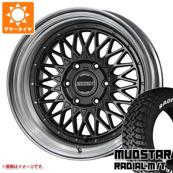 【タイヤ交換対象】ハイエース 200系用 サマータイヤ マッドスター ラジアル M/T 215/60R17C 109/107R ホワイトレター エセックス ENCM 2P 6.5-17 タイヤホイール4本セット 177,300円