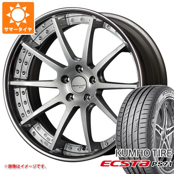 【タイヤ交換対象】サマータイヤ 235/40R19 96Y XL クムホ エクスタ PS71 SSR エグゼキューター CV01 8.0-19 タイヤホイール4本セット