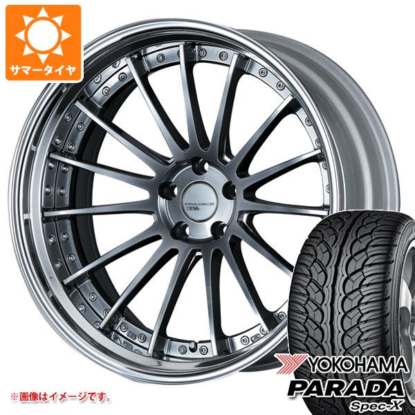 【タイヤ交換対象】サマータイヤ 235/55R20 102V ヨコハマ パラダ スペック-X PA02 SSR エグゼキューター CV04S 8.0-20 タイヤホイール4本セット