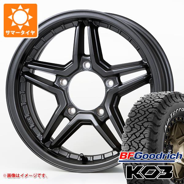 【タイヤ交換対象】5本セット スズキ ジムニーノマド JC74W用 サマータイヤ BFグッドリッチ オールテレーンT/A KO3 LT215/70R16 100/97S ホワイトレター ジャオス エクセル JX3 6.0-16 タイヤホイール5本セット