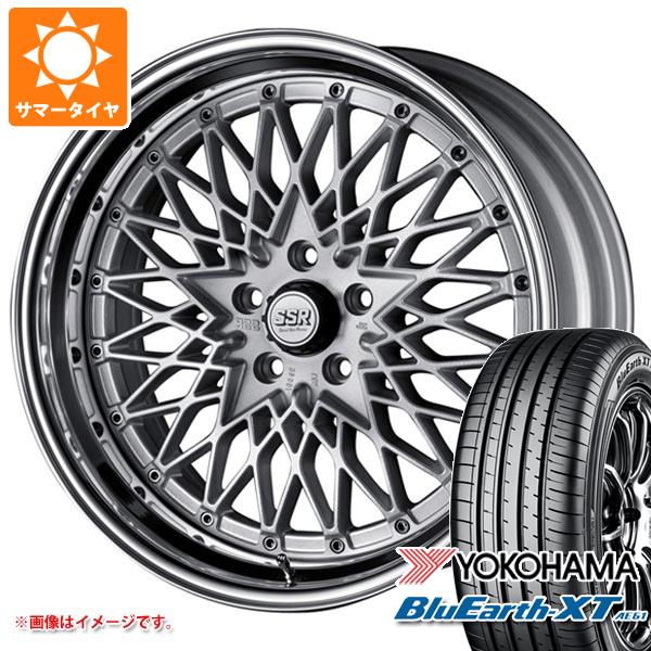 【タイヤ交換対象】サマータイヤ 225/50R18 95V ヨコハマ ブルーアースXT AE61 SSR フォーミュラ メッシュ 7.5-18 タイヤホイール4本セット
