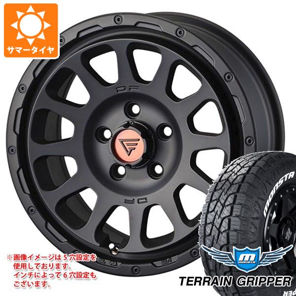 【タイヤ交換対象】5本セット ジープ ラングラー JK/JL系用 サマータイヤ モンスタ テレーングリッパー LT285/70R17 121/118R ホワイトレター デルタフォース オーバル タイヤホイール5本セット