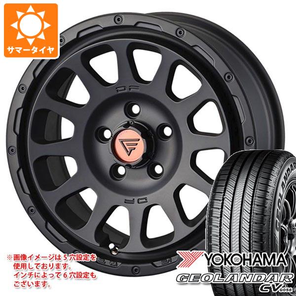 【タイヤ交換対象】2026年製 サマータイヤ 215/70R16 100H ヨコハマ ジオランダー CV G058 デルタフォース オーバル 7.0-16 タイヤホイール4本セット