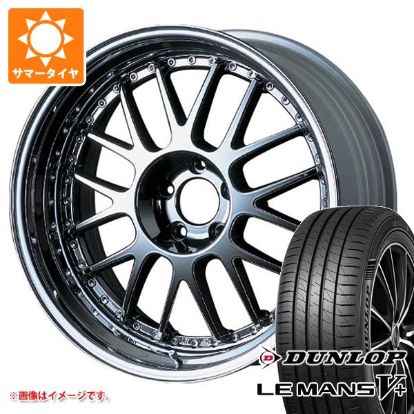 【タイヤ交換対象】サマータイヤ 225/40R19 89W ダンロップ ルマン5 LM5+ SSR プロフェッサー MS1 8.0-19 タイヤホイール4本セット