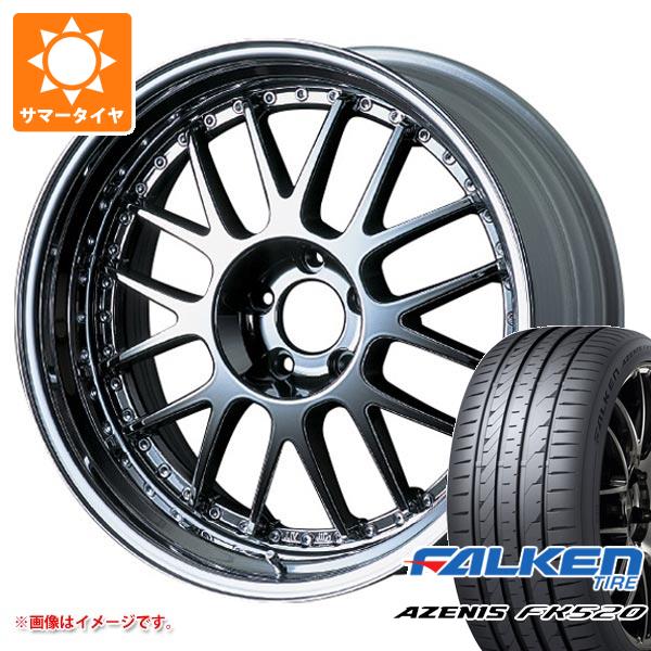 【タイヤ交換対象】サマータイヤ 245/45R19 102Y XL ファルケン アゼニス FK520L SSR プロフェッサー MS1 8.0-19 タイヤホイール4本セット