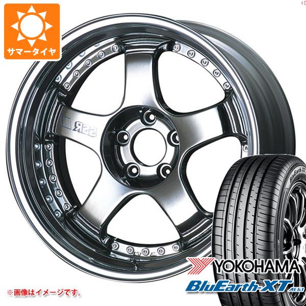 【タイヤ交換対象】サマータイヤ 215/50R18 92V ヨコハマ ブルーアースXT AE61 SSR プロフェッサー SP1 7.5-18 タイヤホイール4本セット