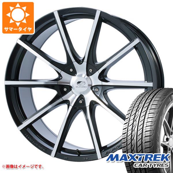 【タイヤ交換対象】ランドクルーザー プラド 150系用 サマータイヤ マックストレック フォルティス T5 265/40R22 106V XL エルフォード ソニックアート 9.5-22 タイヤホイール4本セット|タイヤ1番OFF-ROAD