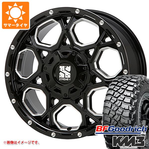 【タイヤ交換対象】ランドクルーザー プラド 150系用 サマータイヤ BFグッドリッチ マッドテレーンT/A KM3 LT265/65R17 120/117Q MLJ エクストリームJ XJ06 8.0-17 タイヤホイール4本セット 142,500円