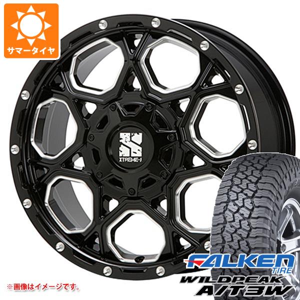 【タイヤ交換対象】RAV4 50系用 サマータイヤ ファルケン ワイルドピーク A/T3W 265/65R17 116S XL MLJ エクストリームJ XJ06 7.5-17 タイヤホイール4本セット 111,300円