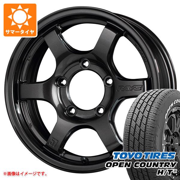 【タイヤ交換対象】スズキ ジムニーシエラ JB74W用 2026年製 サマータイヤ トーヨー オープンカントリー H/T2 215/70R16 100H ホワイトレター レイズ グラムライツ 57DR-X 5.5-16 タイヤホイール4本セット|タイヤ1番OFF-ROAD