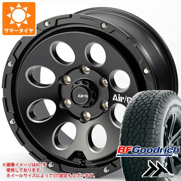 【タイヤ交換対象】サマータイヤ 265/65R17 112T BFグッドリッチ トレールテレーンT/A アウトラインホワイトレター エアージー マッシヴ 8.0-17 タイヤホイール4本セット