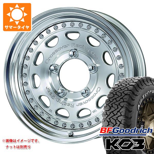 【タイヤ交換対象】5本セット スズキ ジムニーノマド JC74W用 サマータイヤ BFグッドリッチ オールテレーンT/A KO3 LT235/70R16 110/107S ホワイトレター ワーク クラッグ ガルバトレ 5.5-16 タイヤホイール5本セット