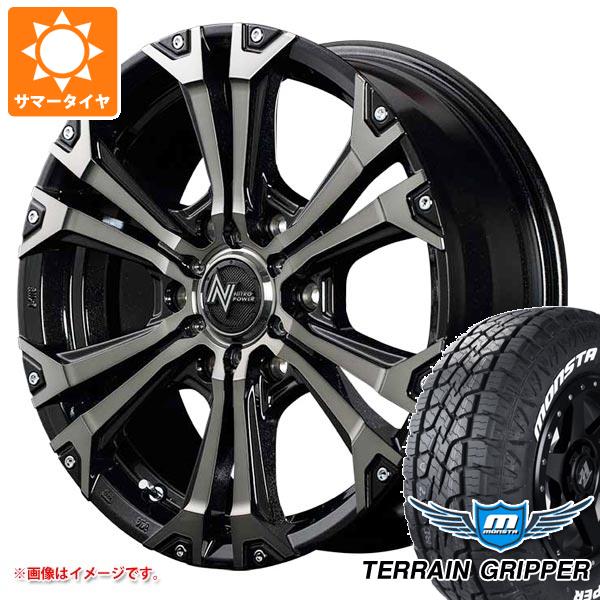 【タイヤ交換対象】トヨタ ランドクルーザー プラド 150系用 サマータイヤ モンスタ テレーングリッパー 265/70R17 115T ホワイトレター ナイトロパワー ジャベリン 8.0-17 タイヤホイール4本セット 108,750円
