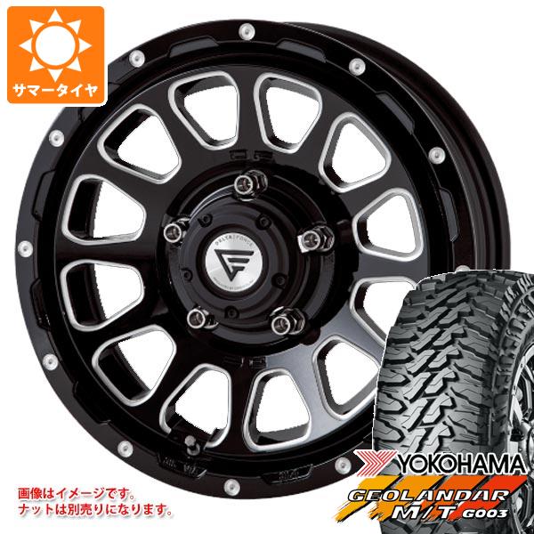 【タイヤ交換対象】5本セット ジムニー用 サマータイヤ ヨコハマ ジオランダー M/T G003 195R16C 104/102Q デルタフォース オーバル 5.5-16 タイヤホイール5本セット