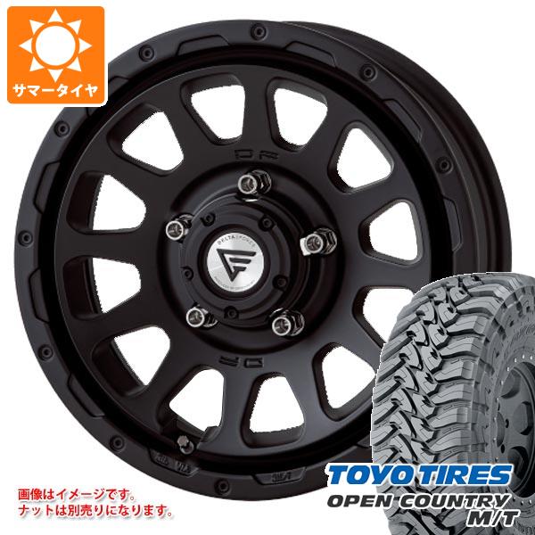 【タイヤ交換対象】ジムニー JB64W用 サマータイヤ トーヨー オープンカントリー M/T LT225/75R16 103/100Q ホワイトレター デルタフォース オーバル 5.5-16 タイヤホイール4本セット
