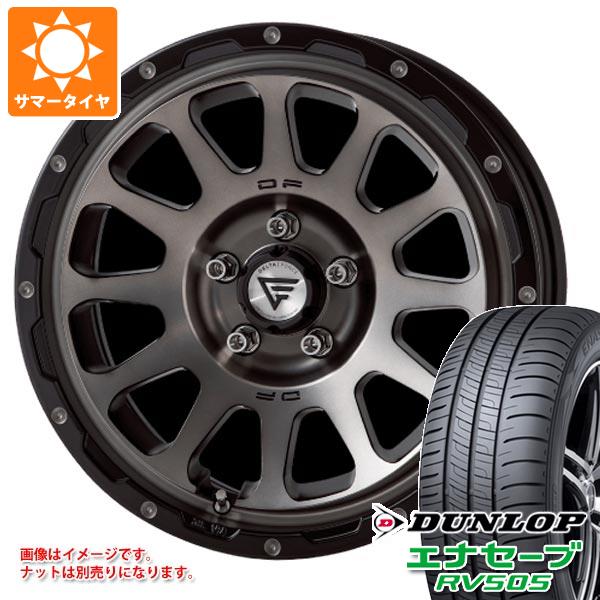 【タイヤ交換対象】T31エクストレイル用 2026年製 サマータイヤ ダンロップ エナセーブ RV505 215/65R16 98H デルタフォース オーバル 7.0-16 タイヤホイール4本セット