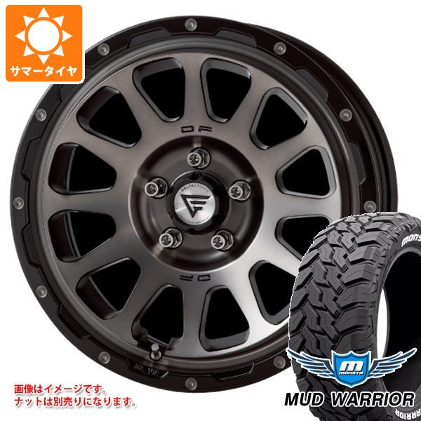 トヨタ ハイラックス 120系用 サマータイヤ モンスタ マッドウォーリアー LT265/70R17 121/118Q ホワイトレター デルタフォース オーバル 8.0-17 タイヤホイール4本セット｜タイヤ1番OFF-ROAD