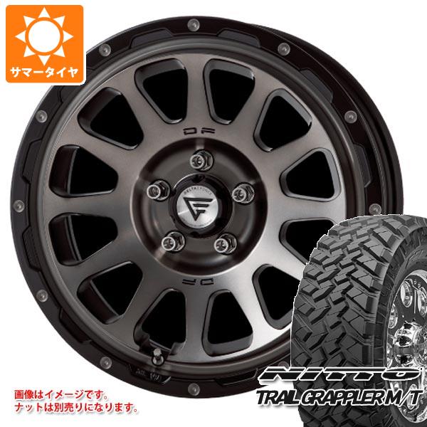 【タイヤ交換対象】サマータイヤ 265/70R17 121/118Q ニットー トレイルグラップラー M/T デルタフォース オーバル 8.0-17 タイヤホイール4本セット