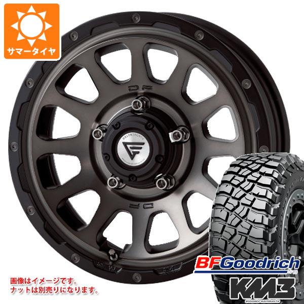 【タイヤ交換対象】5本セット ジムニー JB64W用 サマータイヤ BFグッドリッチ マッドテレーンT/A KM3 LT225/75R16 115/112Q デルタフォース オーバル 5.5-16 タイヤホイール5本セット