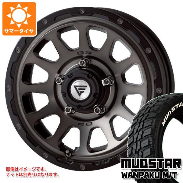 【タイヤ交換対象】ジムニーシエラ JB74W用 サマータイヤ マッドスター ワンパク M/T 235/70R16 106S ホワイトレター デルタフォース オーバル 6.0-16 タイヤホイール4本セット｜タイヤ1番OFF-ROAD
