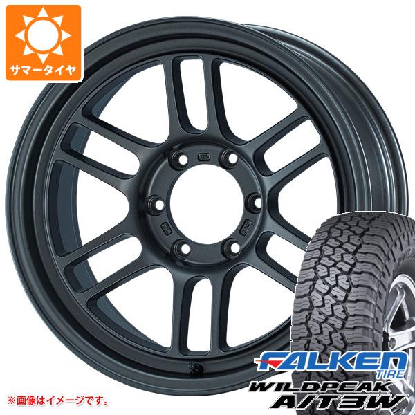【タイヤ交換対象】ハイラックス 120系用 サマータイヤ ファルケン ワイルドピーク A/T3W LT265/70R17 121/118R エンケイ オールロード RPT1 8.5-17 タイヤホイール4本セット