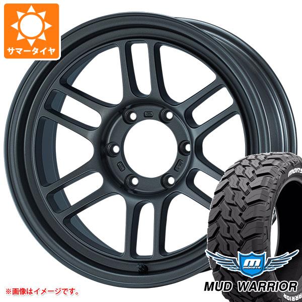 【タイヤ交換対象】サマータイヤ 265/65R17 120/117Q モンスタ マッドウォーリアー ホワイトレター エンケイ オールロード RPT1 8.5-17 タイヤホイール4本セット