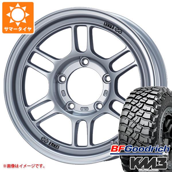 【タイヤ交換対象】5本セット スズキ ジムニーノマド JC74W用 サマータイヤ BFグッドリッチ マッドテレーンT/A KM3 LT225/75R16 115/112Q エンケイ オールロード RPT1 5.5-16 タイヤホイール5本セット