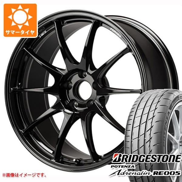 【タイヤ交換対象】サマータイヤ 225/40R18 92Y XL ブリヂストン ポテンザ アドレナリン RE005 TWS モータースポーツ RS317 8.0-18 タイヤホイール4本セット