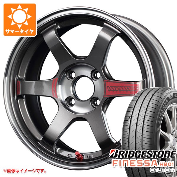 【タイヤ交換対象】サマータイヤ 185/65R15 92H XL ブリヂストン フィネッサ HB01 レイズ ボルクレーシング TE37 ソニック SL 6.0-15 タイヤホイール4本セット|タイヤ1番OFF-ROAD